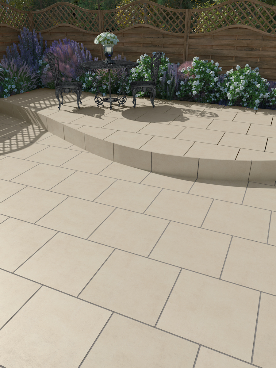 Eclipse Ivory Outdoor Porcelain - 800x800x20mm