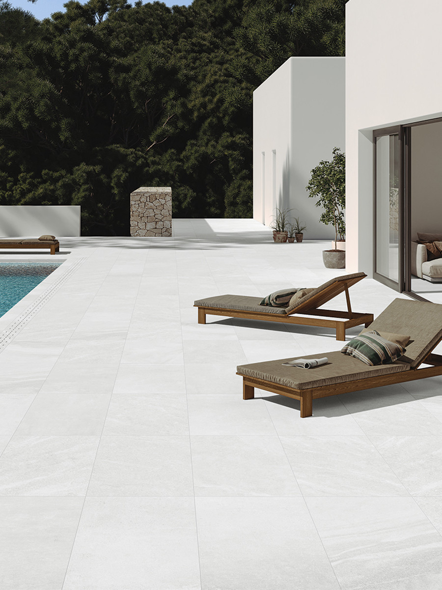 Idemo White Outdoor Porcelain - 900x600x20mm (Last Pack)
