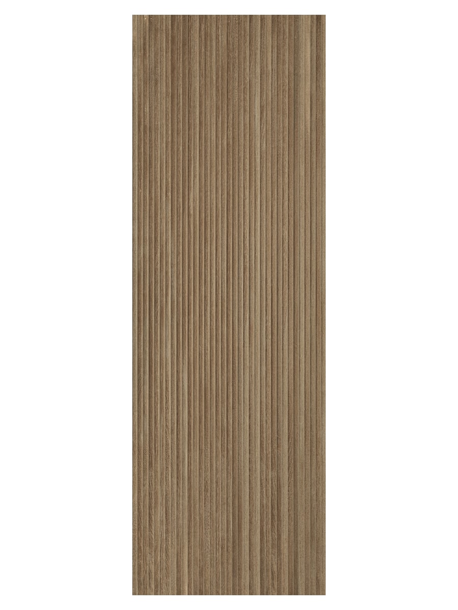Larchwood Ipe Fluted Slat Wood Wall Tile - 1200x400mm