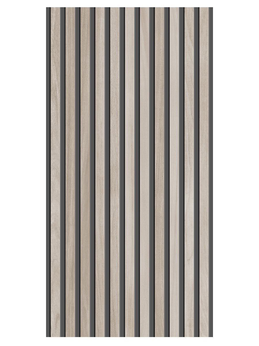 Nordic Maple Wood Slat Decor Tile - 1200x600mm