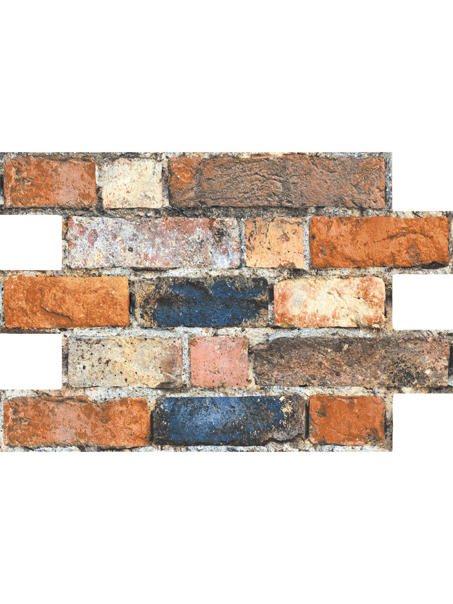 Rustic Brick Effect Tile - 170x520mm