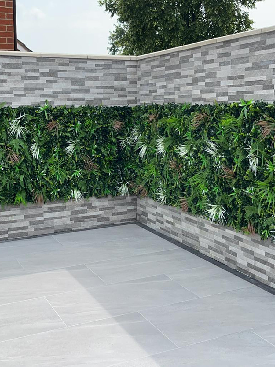 Grey Slate Split Face Effect Outdoor Wall Cladding Tile - 150x610mm