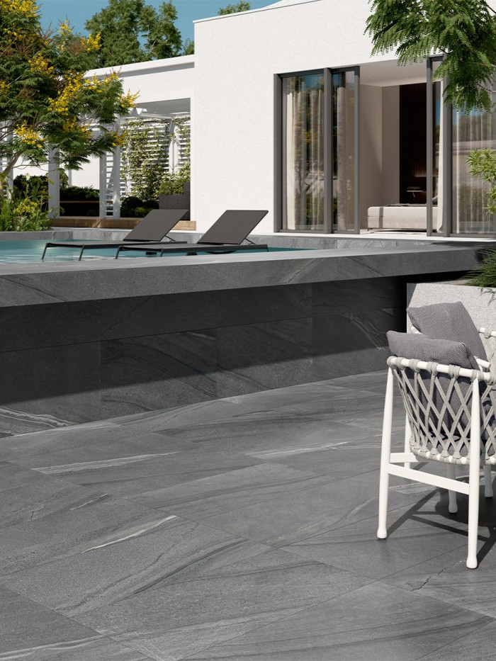 Contemporary Vitrified Outdoor Porcelain Paving Slabs Tiles For Garden