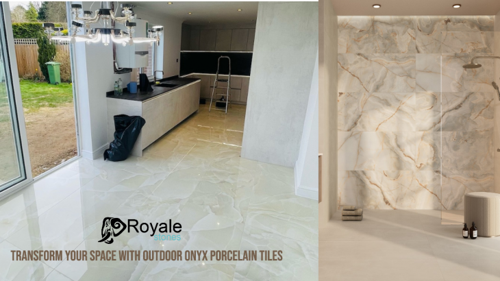 Transform Your Space with Outdoor Onyx Porcelain Tiles