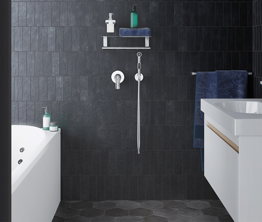 Boston Black Matt Wall Brick Effect Tiles