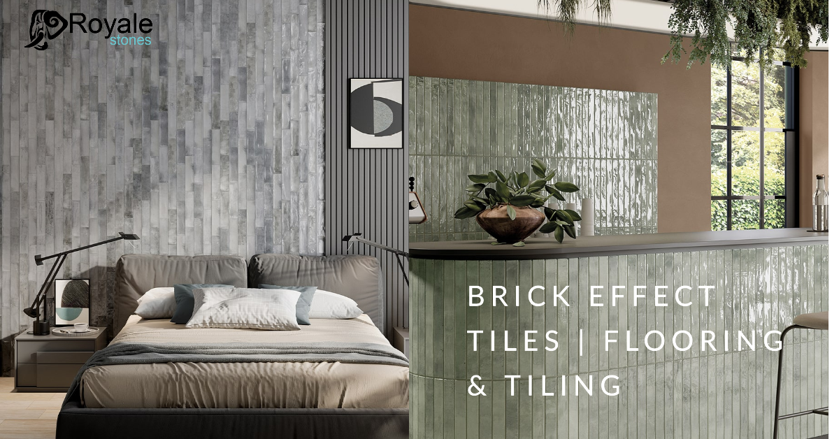 Brick effect Tiles Flooring & tiling Royalestones