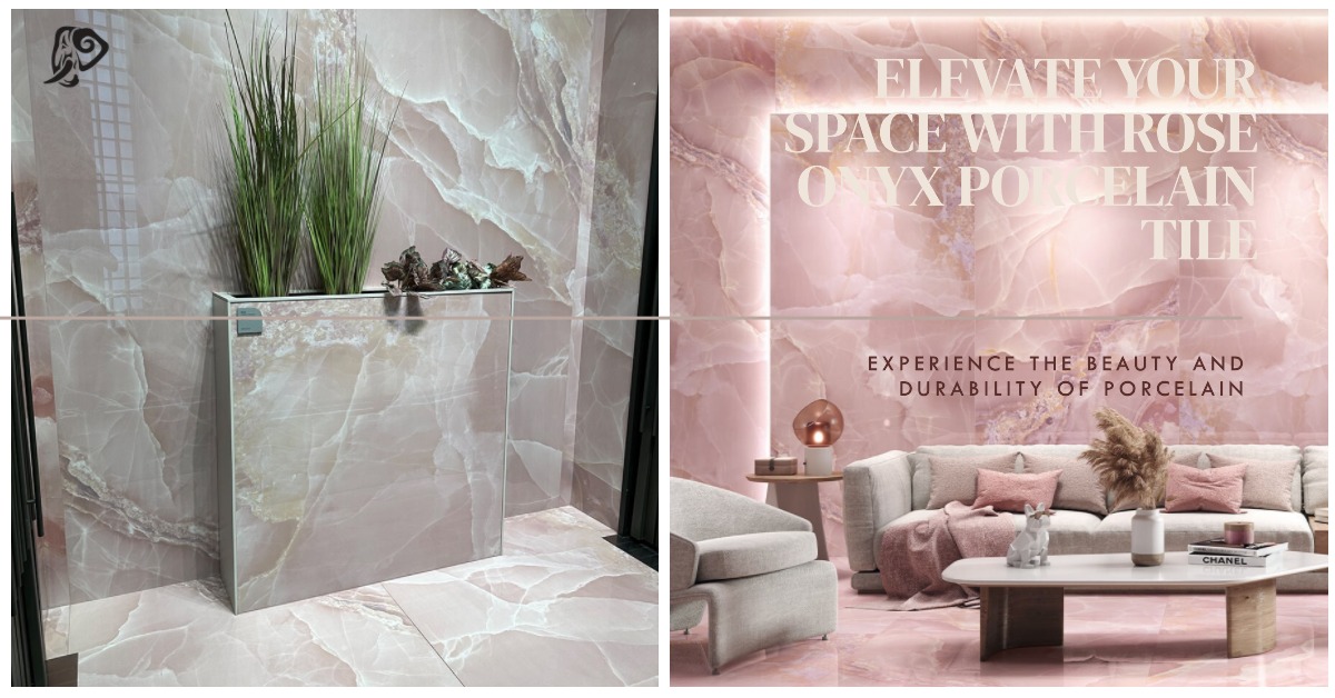Rose Onyx Porcelain Tile