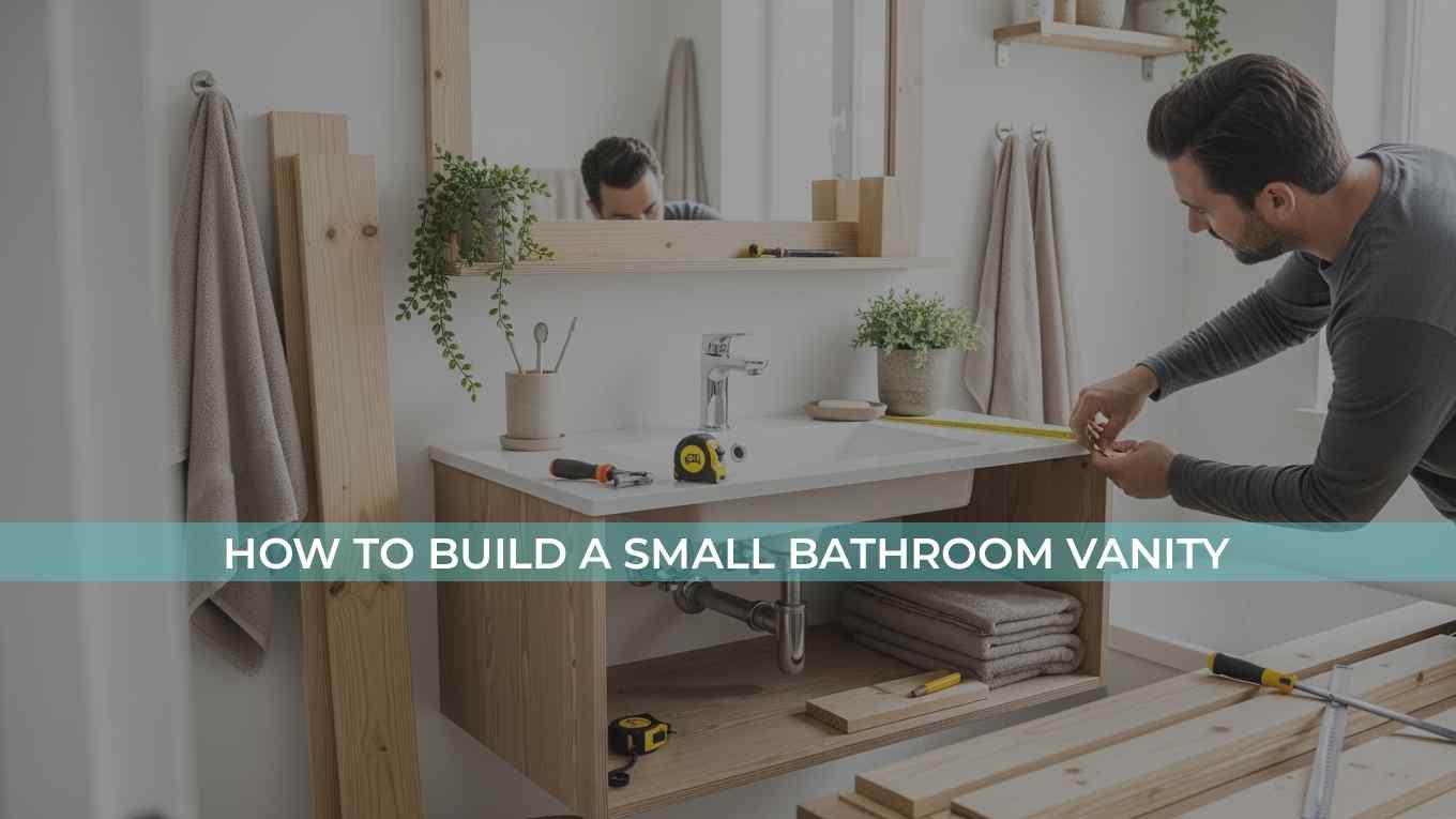 How to Build a Small Bathroom Vanity?