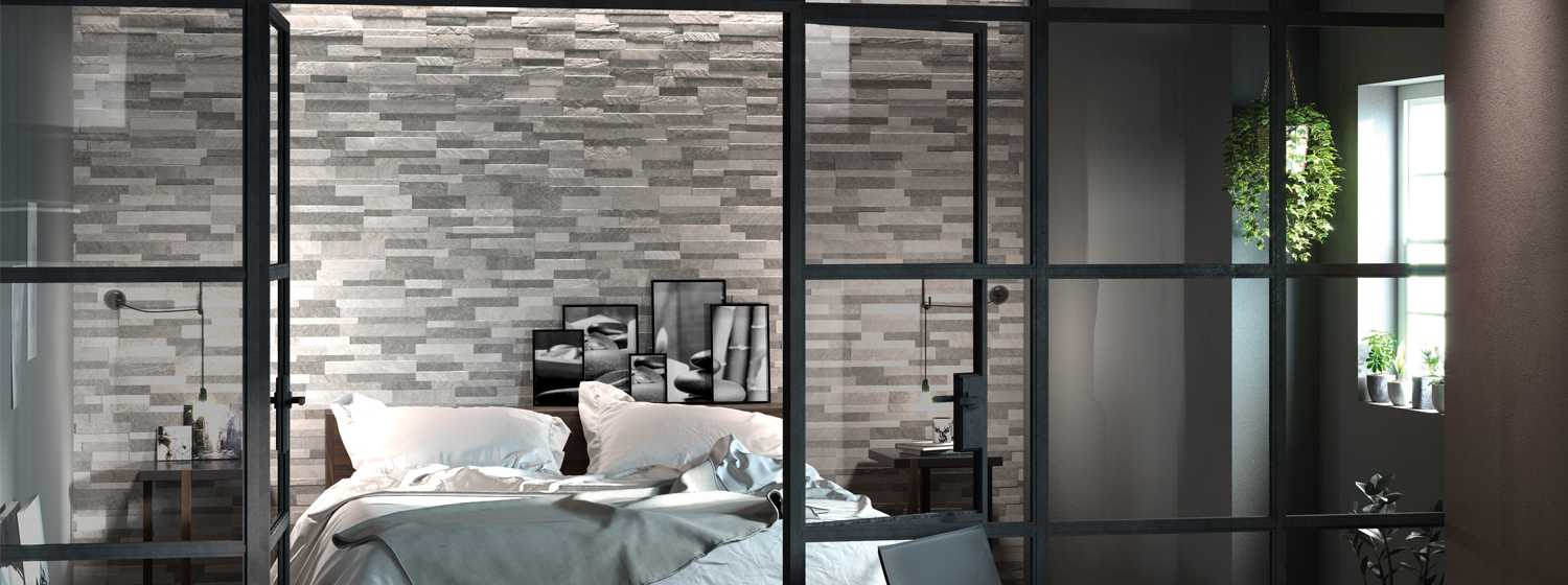 3D Split Face Wall Tiles