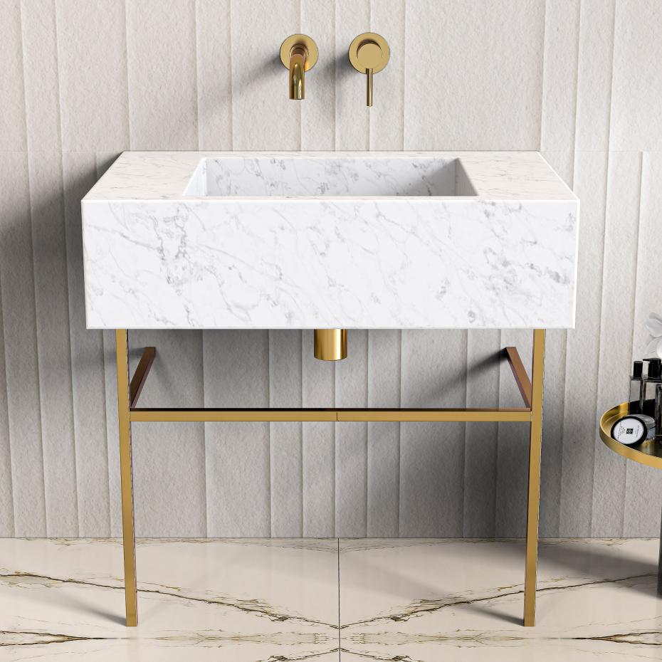 Carrera Marble Vanity Unit - 600mm