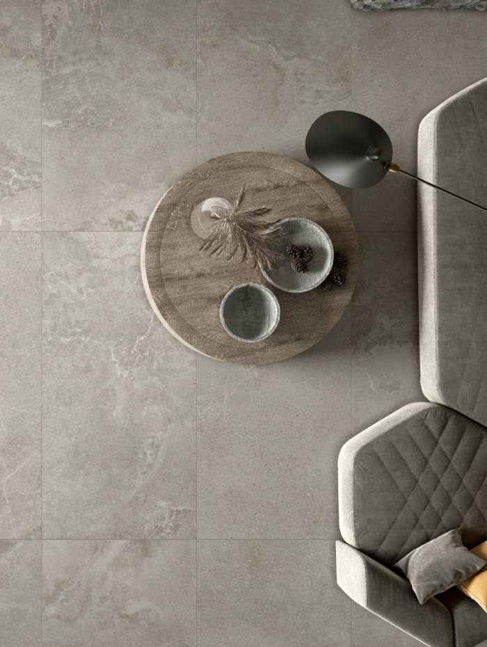 Dome Ash Porcelain Tile - 1200x600x9.5mm
