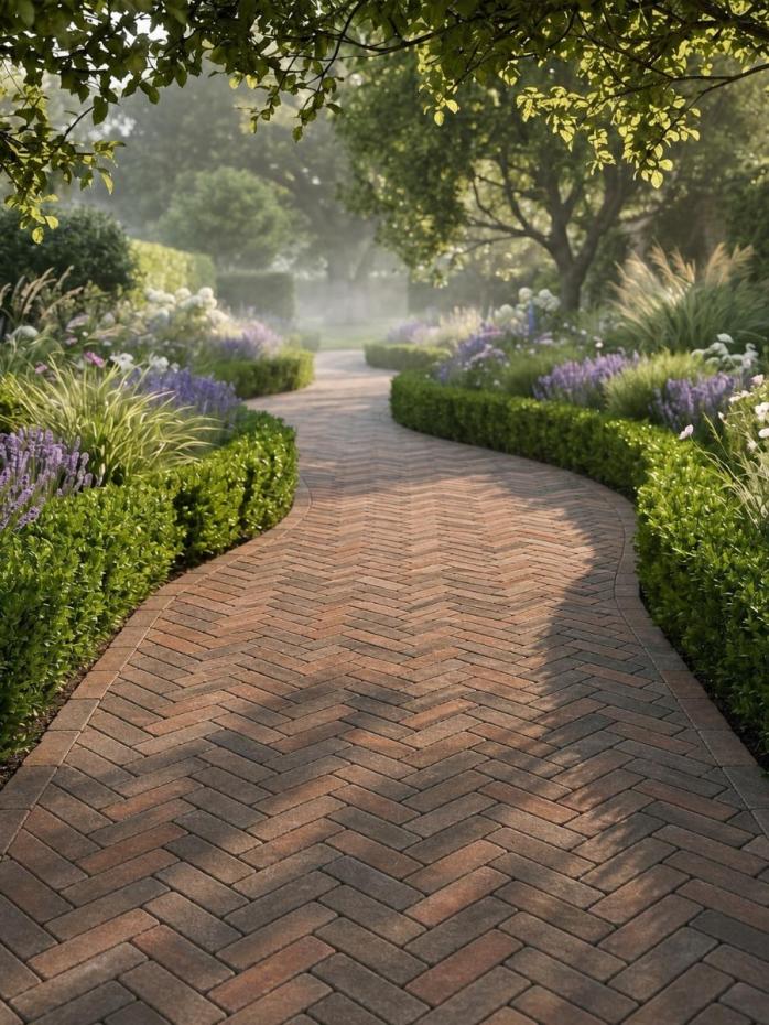 Alfaton Tumbled Clay Pavers - 200x50x60mm