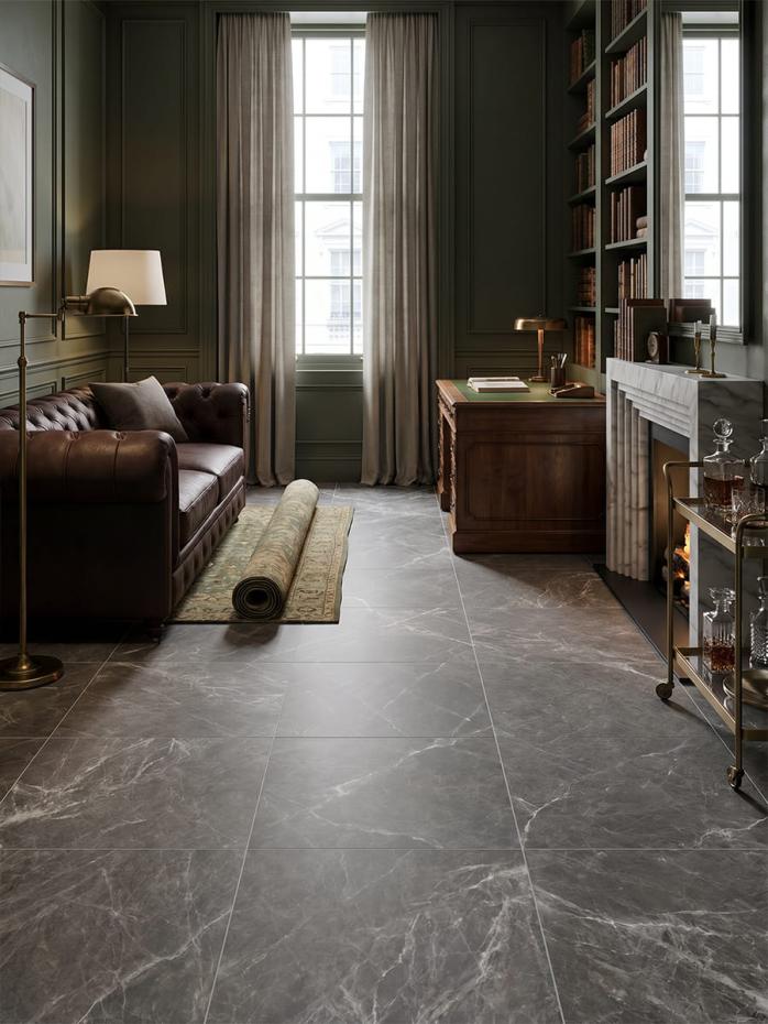 Alison Gris Porcelain Tile - 1000x1000mm