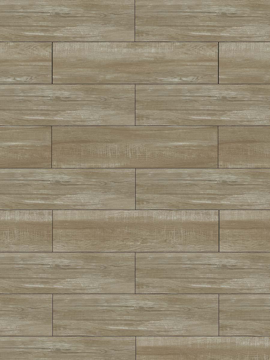 Almond Wood Alder Porcelain Paving Planks - 1200x200x20mm