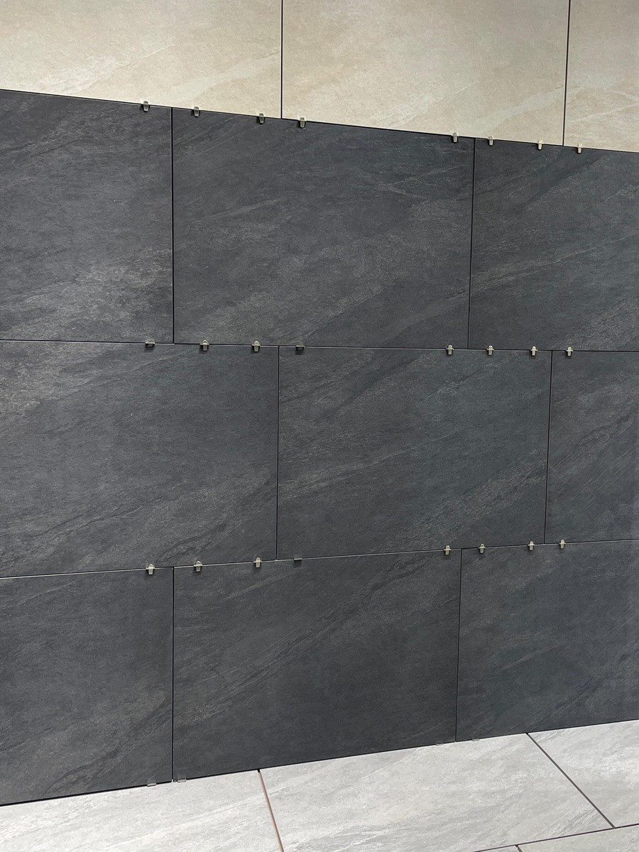 Anthracite Outdoor Porcelain Paving Patio Slabs - 900x600x20mm