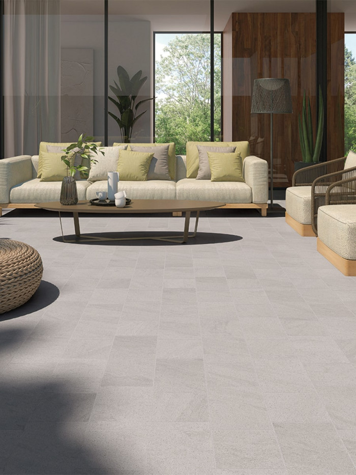Aran Pearl Grey Outdoor Porcelain - 300x200x20mm