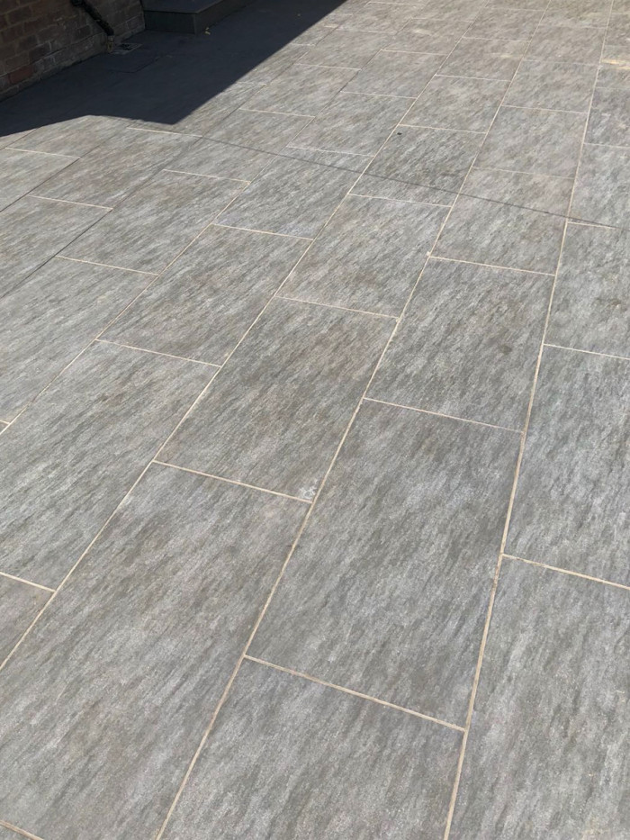 Ardesia Nero Outdoor Porcelain Paving Slabs - 900x450x20mm