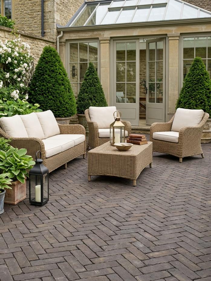 Ares Tumbled Clay Pavers - 200x50x60mm