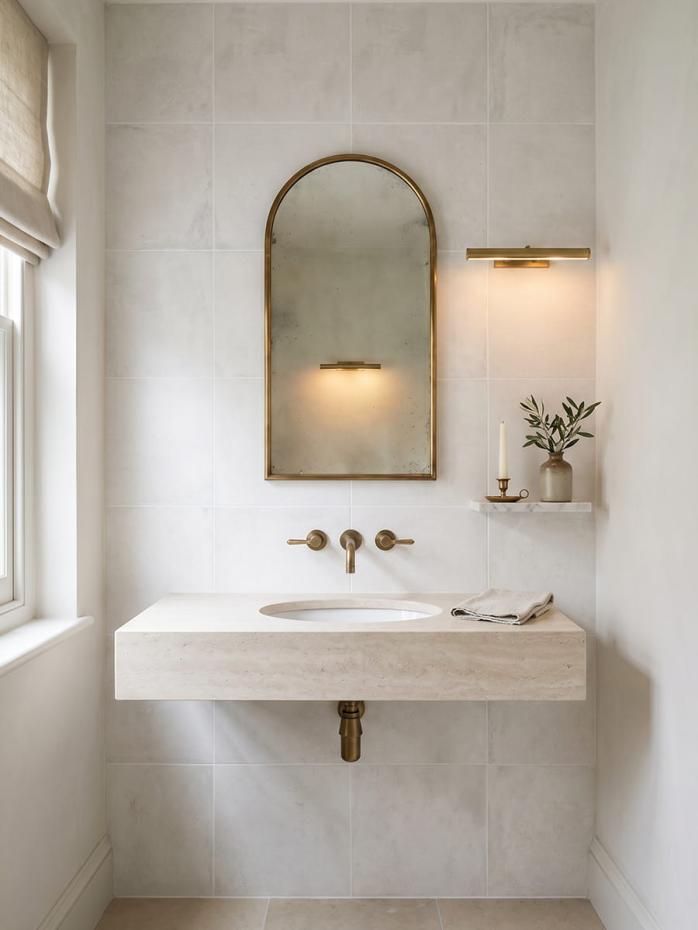 Ark White Porcelain Tile - 600x600mm