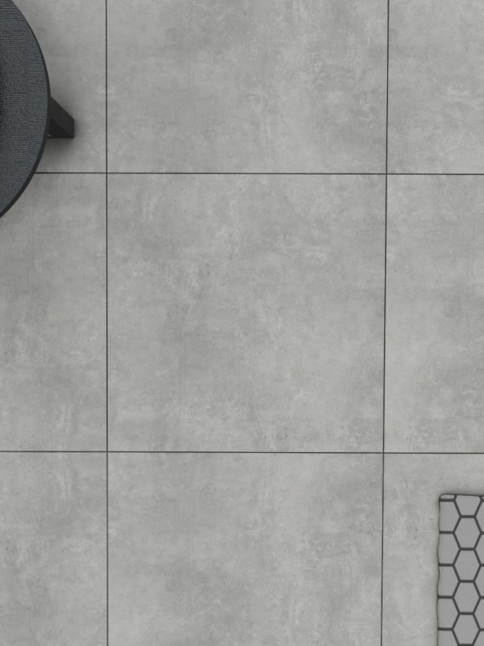 Eclipse Silver Porcelain Tile - 1000x1000mm (Last Pack)