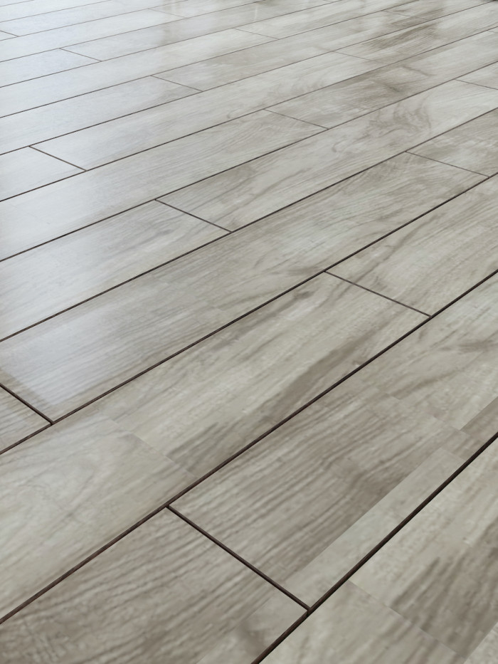 Atelier Teak Wood Effect Herringbone - 900x150mm