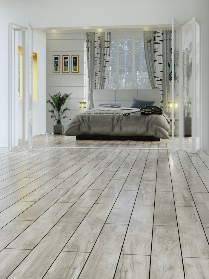 Atelier Teak Wood Effect Herringbone - 900x150mm