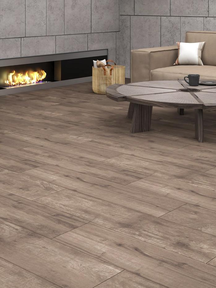 Vintage Wood Avana Effect Outdoor Tile - 1200x300x20mm