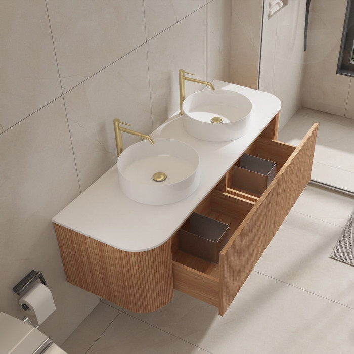 Wood double sink vanity hotsell