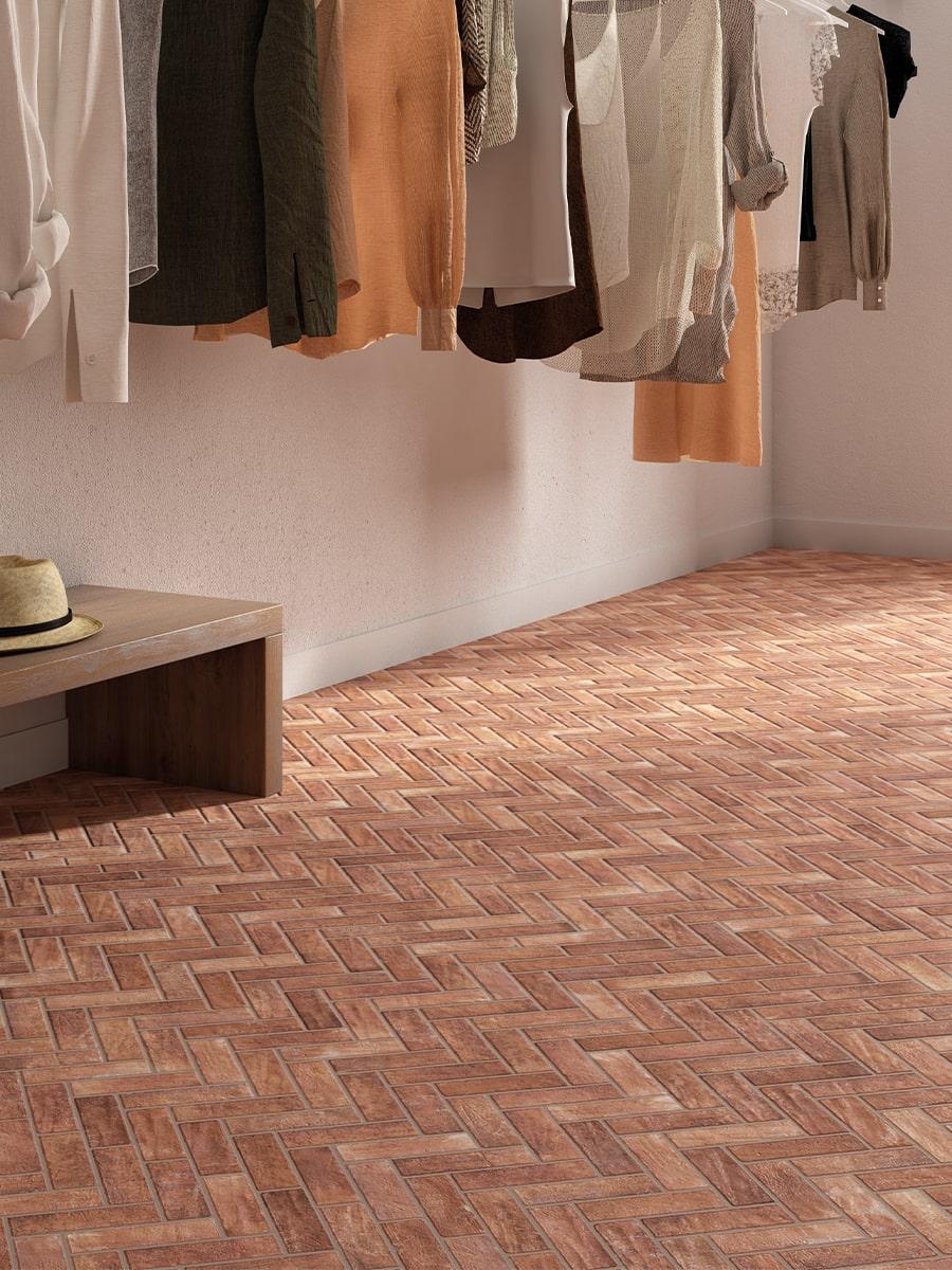 Bari Caldera Herringbone Tile - 600x400x12mm