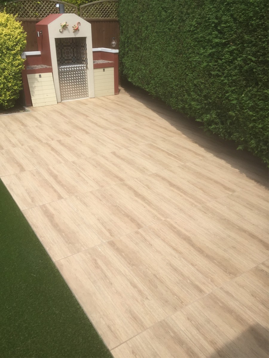 Barn Wood Effect Outdoor Porcelain Paving Slabs - 910x460 ...