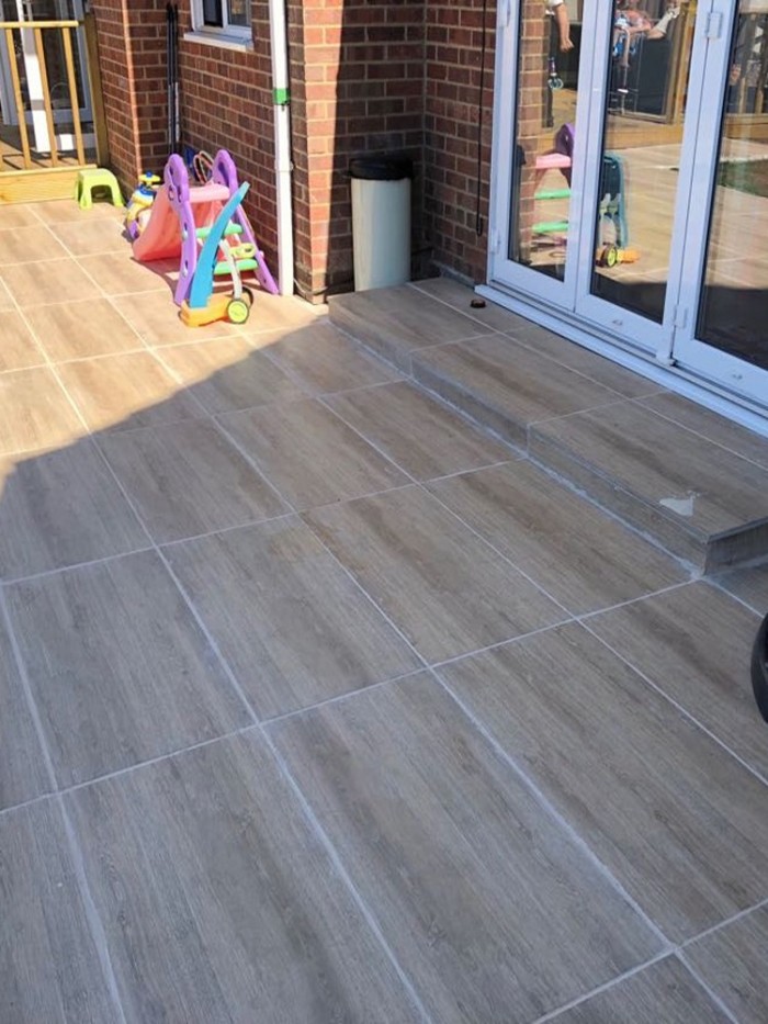 Barn Wood Effect Outdoor Porcelain Paving Slabs - 910x460 ...