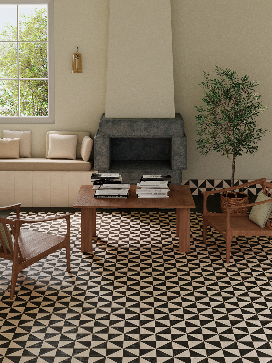 Barroco Porcelain Wall & Floor Tile - 225x225mm