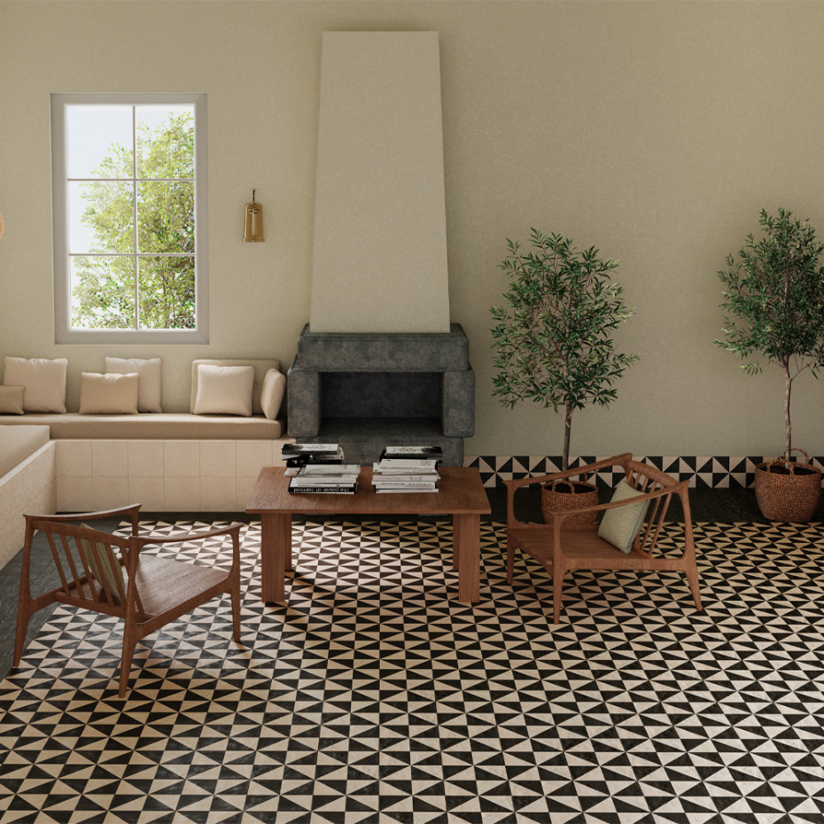 Barroco Porcelain Tile - 225x225mm