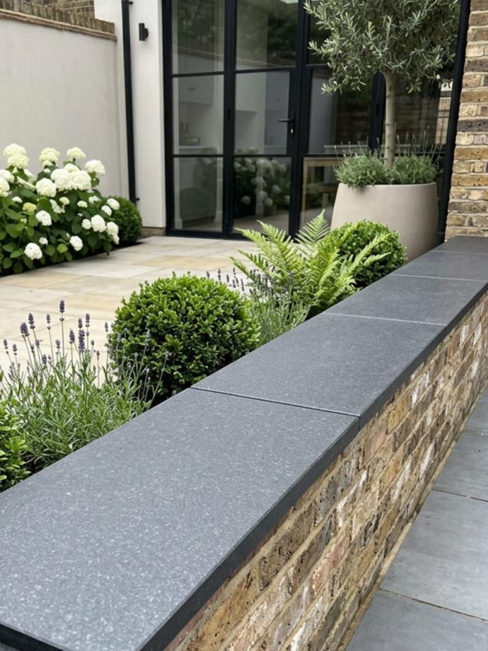 Basalt Black Wall Coping - 600x250x30mm