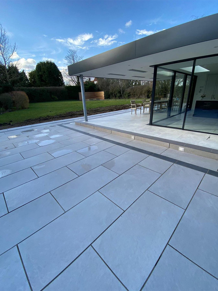 Bavaria Grigio Outdoor Porcelain Slab - 1200x600x20mm