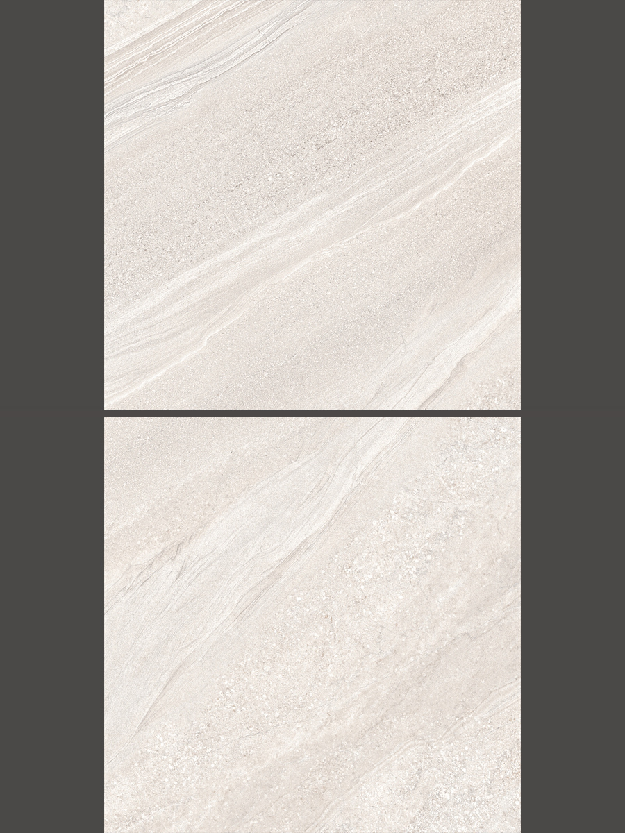 Bianco Slate Effect Indoor Floor Tile - 600x600(mm)
