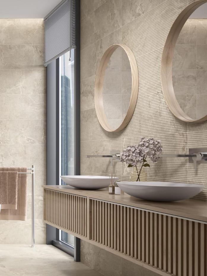 Dome Nut 3D Wall Tile - 900x300mm