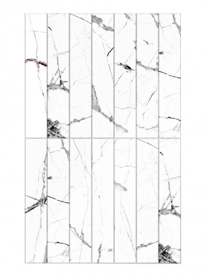 Bosco Blanco Porcelain Tile - 100x600mm