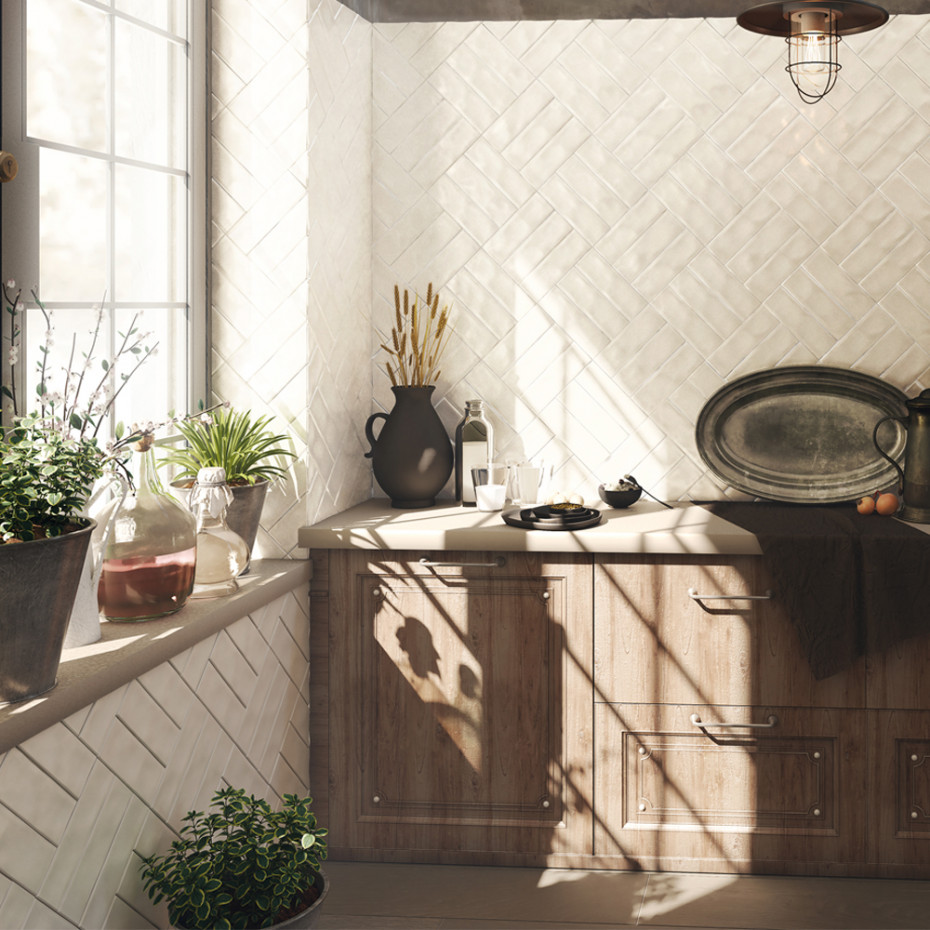 Boston Soft White Matt - 65x200mm