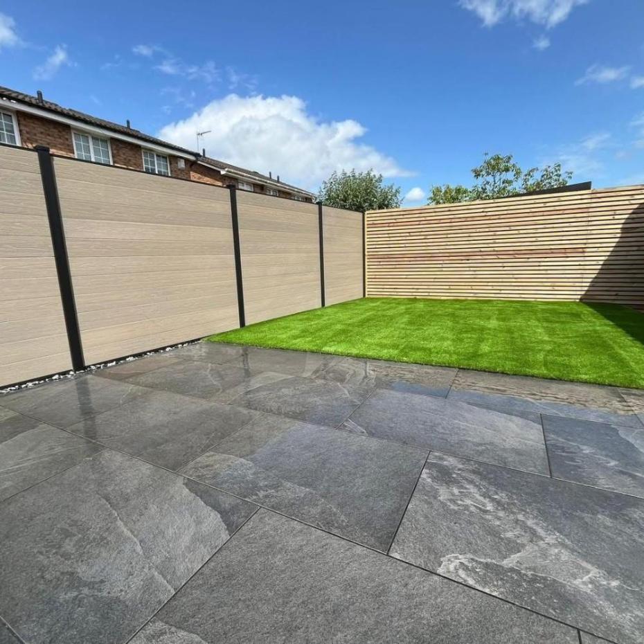 Brazil Slate Effect Outdoor Porcelain Tiles - 1200x600x20mm
