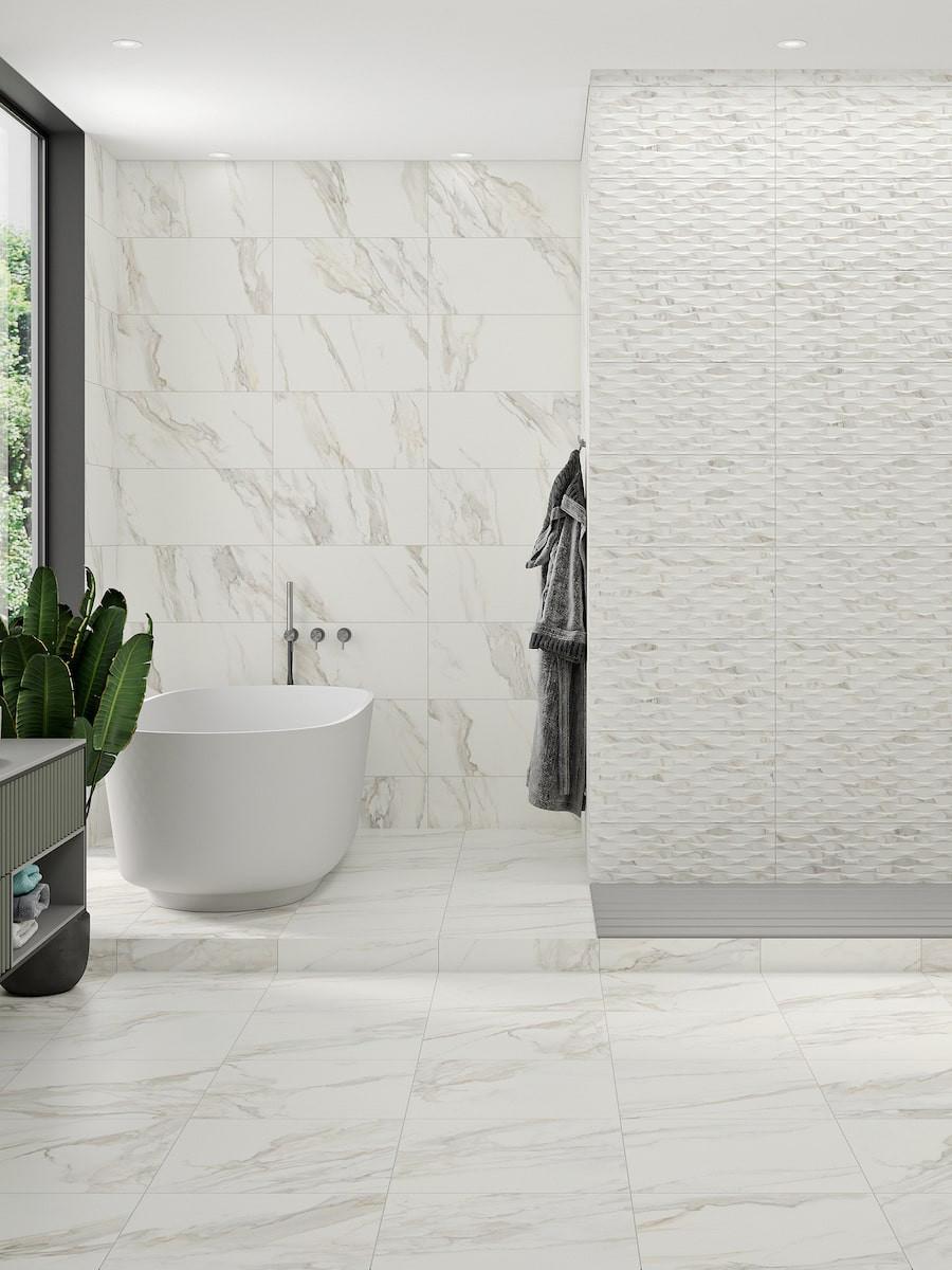 Calacatta Gold Floor and Wall Porcelain Tiles - 600x600x8mm