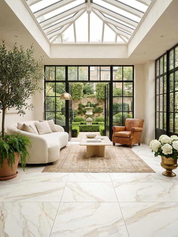 Calacatta Gold Porcelain Tile - 1000x1000x10mm