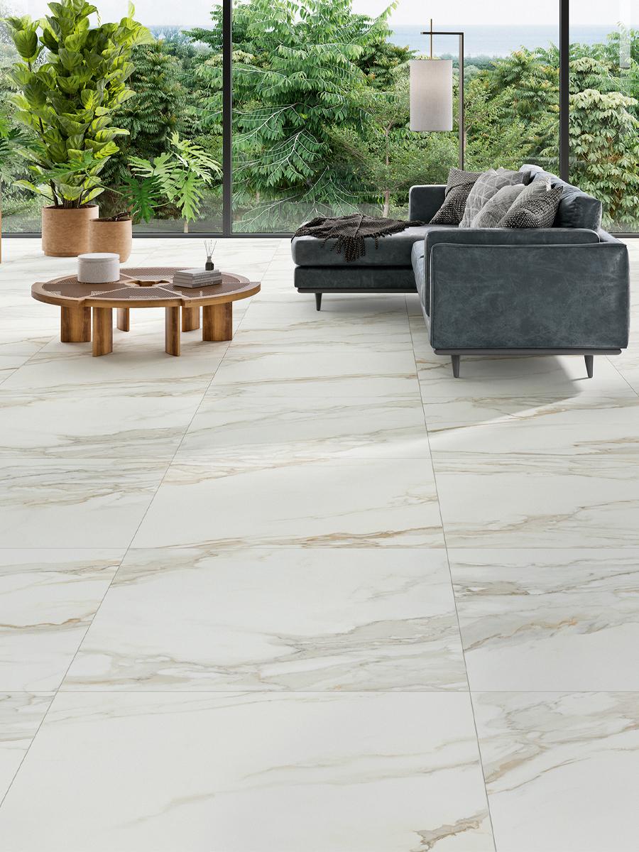 Calacatta Gold Floor and Wall Porcelain Tiles - 600x600x8mm