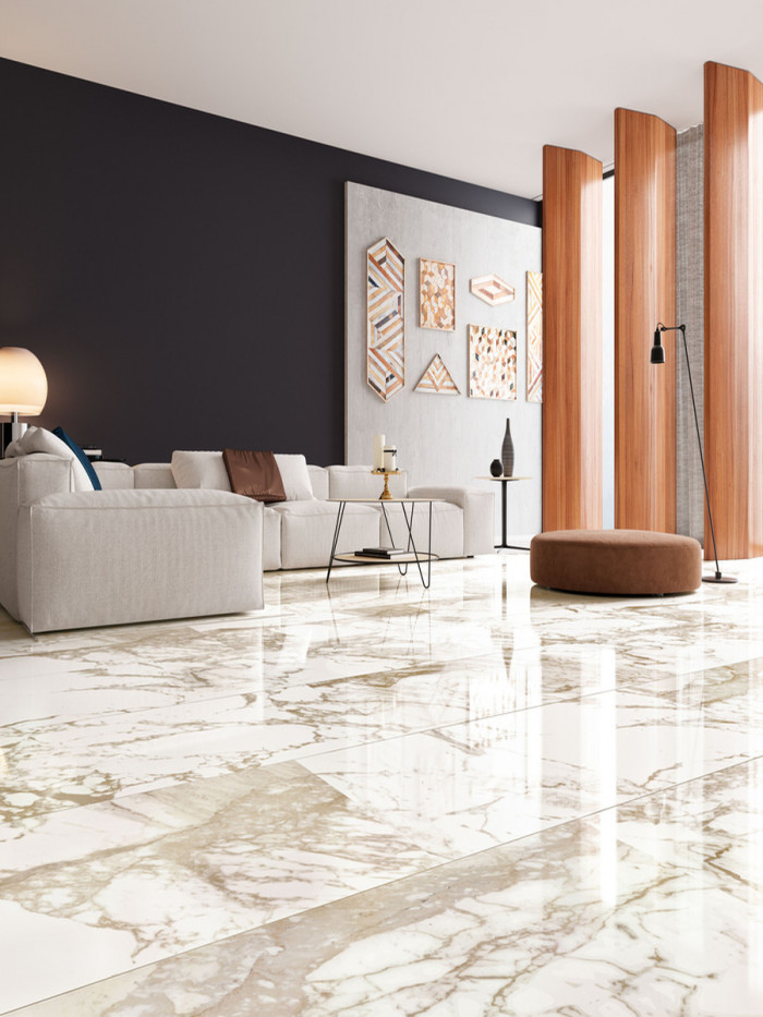 Calacatta Oro Polished Porcelain Tiles - 1200x600mm