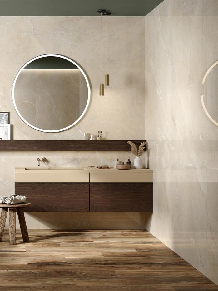 Canova Limestone Porcelain Tiles - 1200x1200x9mm