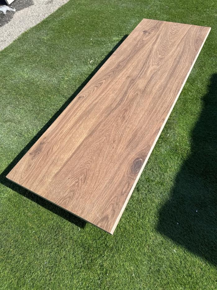Castagno Porcelain Bullnose Tiles - 1200x400x20mm