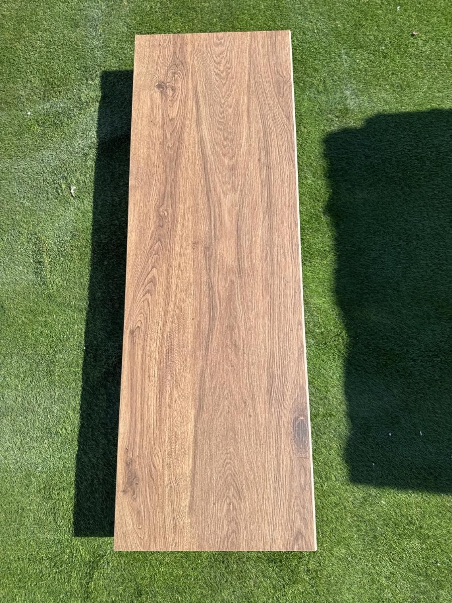 Castagno Porcelain Bullnose Tiles - 1200x400x20mm