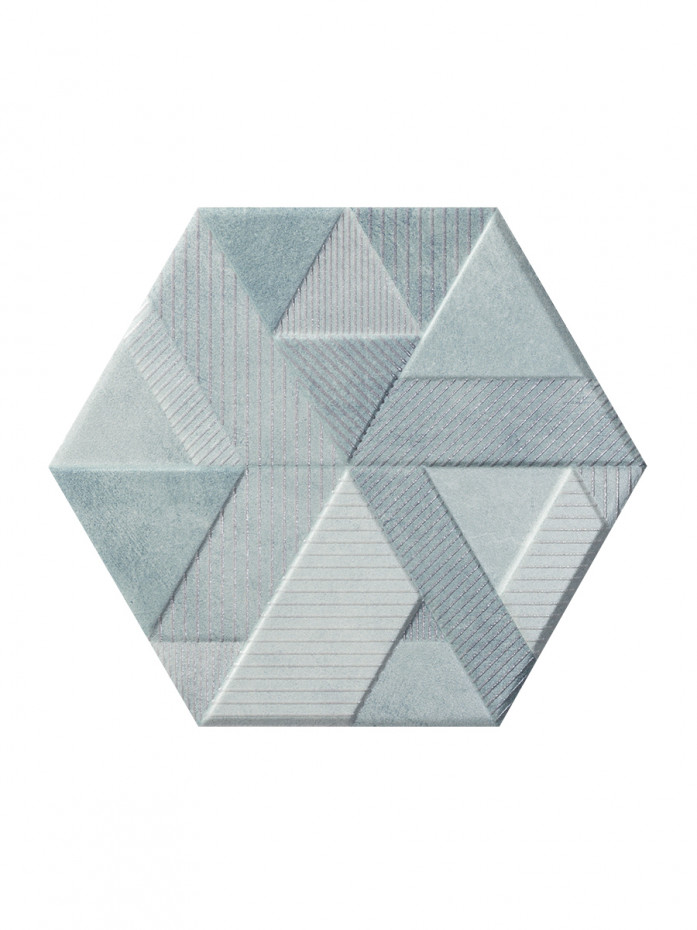 Catuni Azul Hexagon Tile - 258x290mm