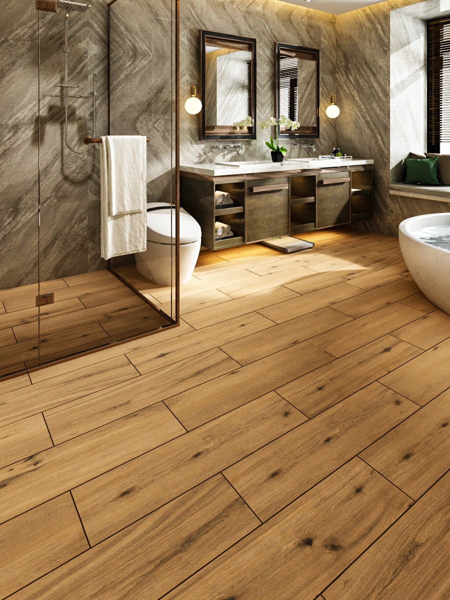 Chelsea Nut Slip Resistant Floor Tiles - 1200x300mm