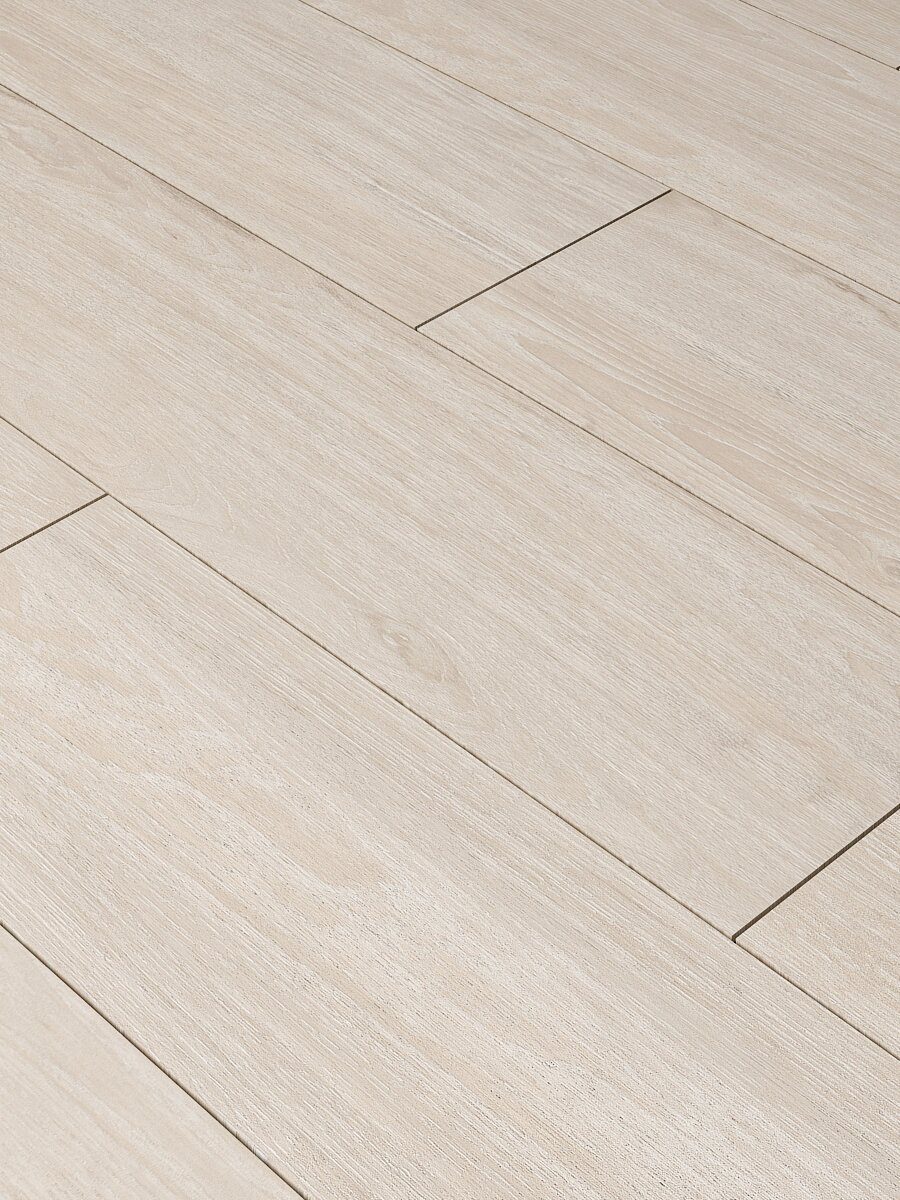 Cinnamon White Wood Effect Non Slip Floor & Wall Tiles - 1200x300mm